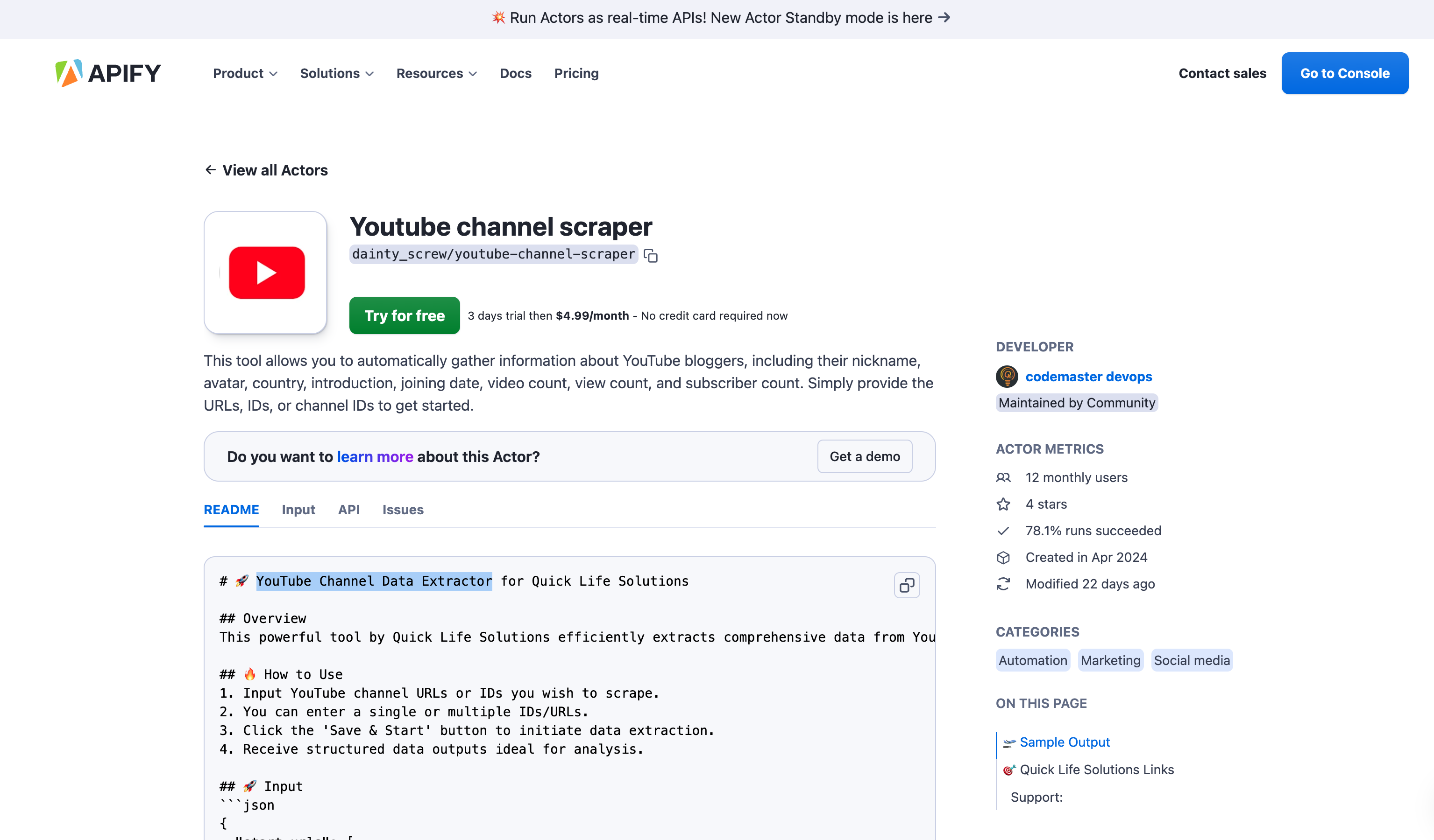 YouTube Channel Data Extractor YouTube Analytics Tool Efficient YouTube Channel Data Extraction and Analytics Tools for Content Creators