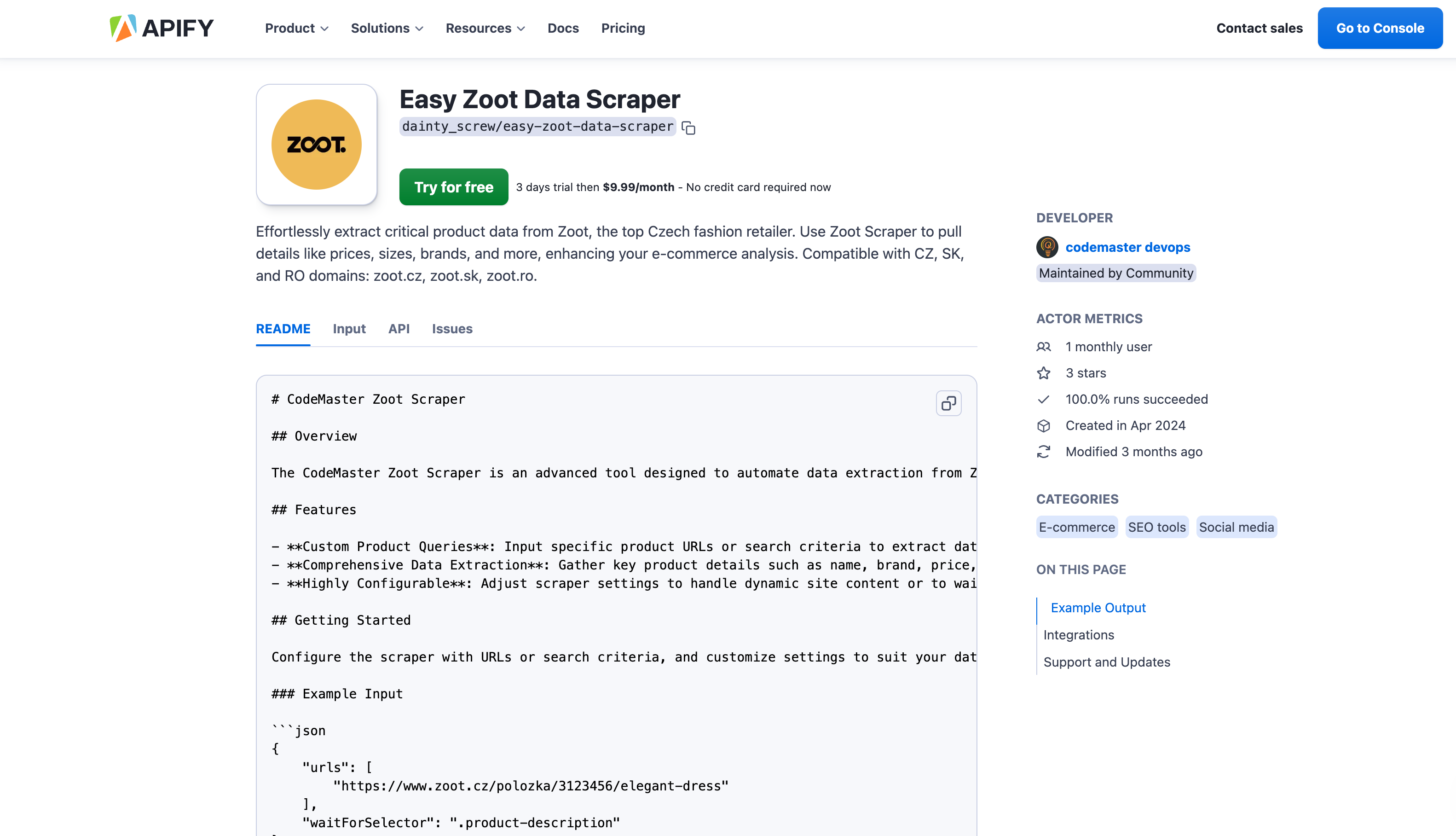 How to use Zoot data scraper, Benefits of using a Zoot scraper, Zoot scraper for e-commerce analysis